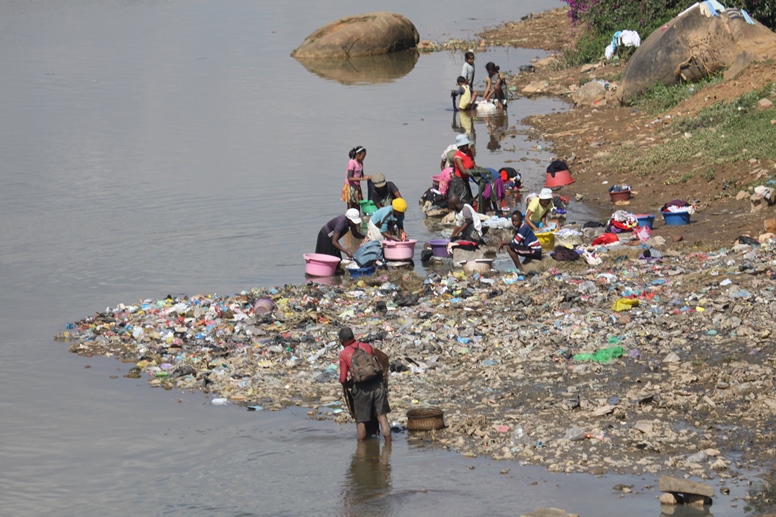 laundry and garbage